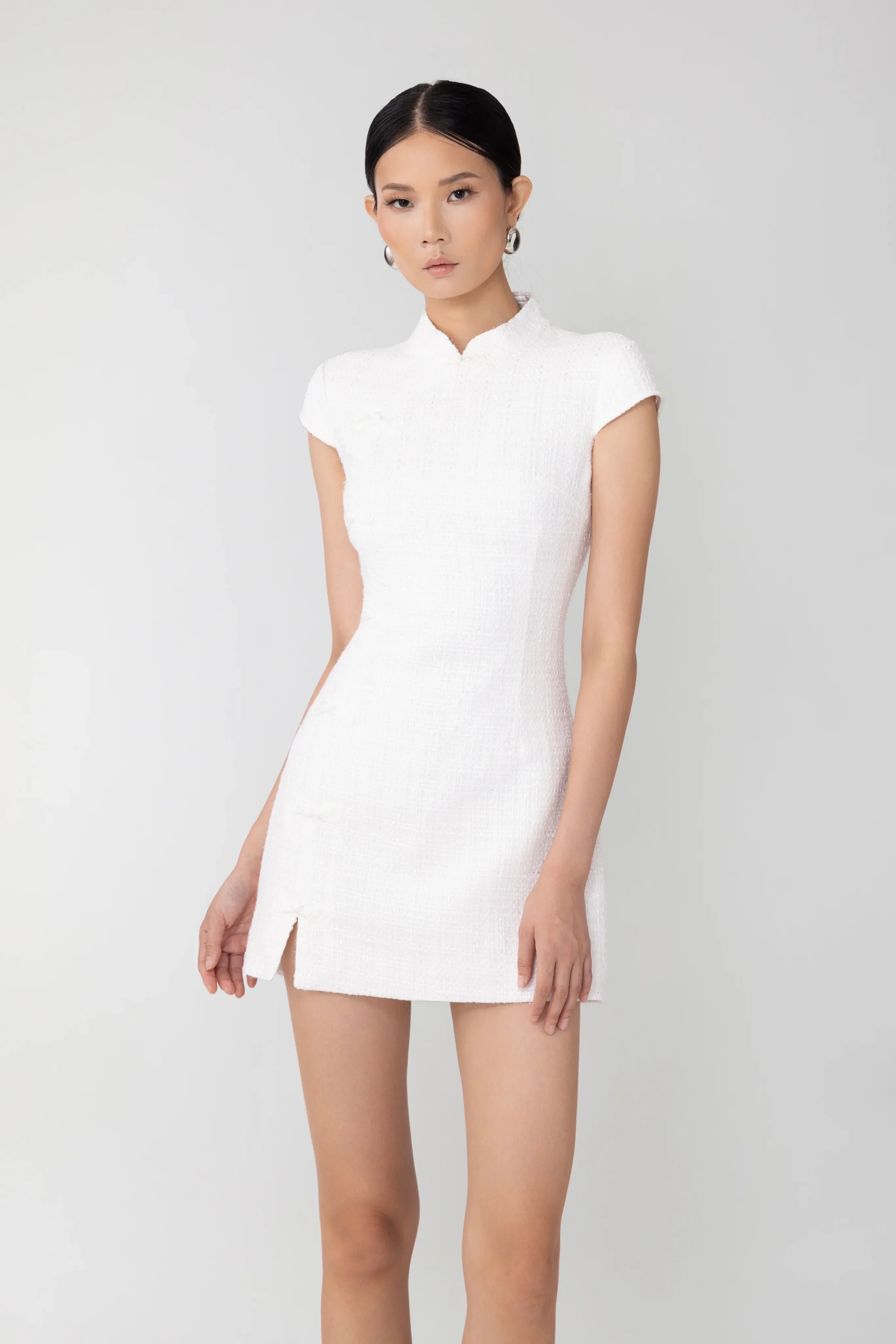Natasha Tweed Mini Dress - Image 4