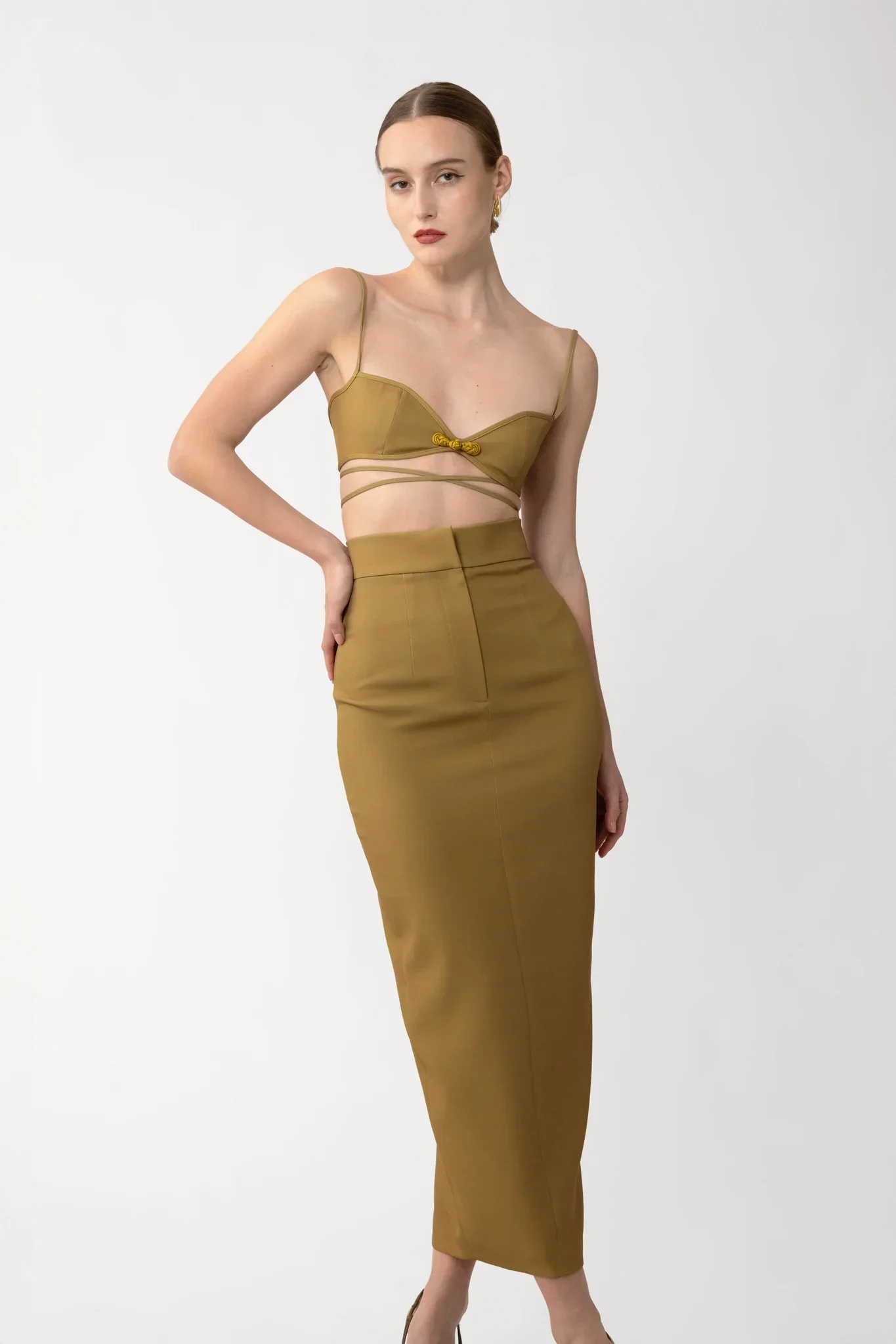 Niki Crepe Skirt - Image 3