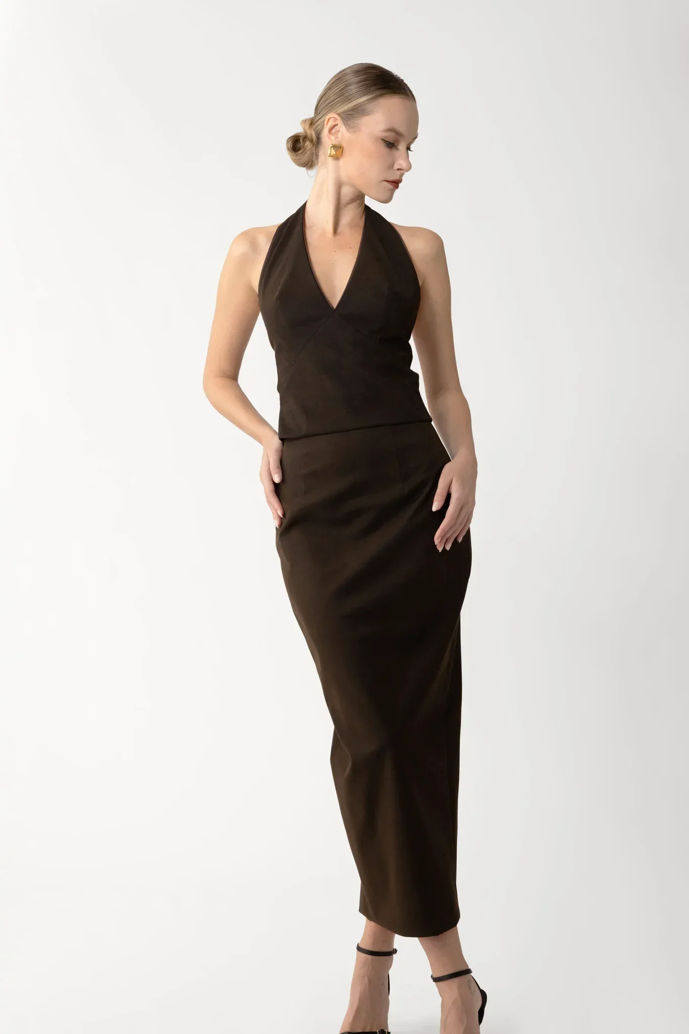 Nomi Suede Skirt - Image 4