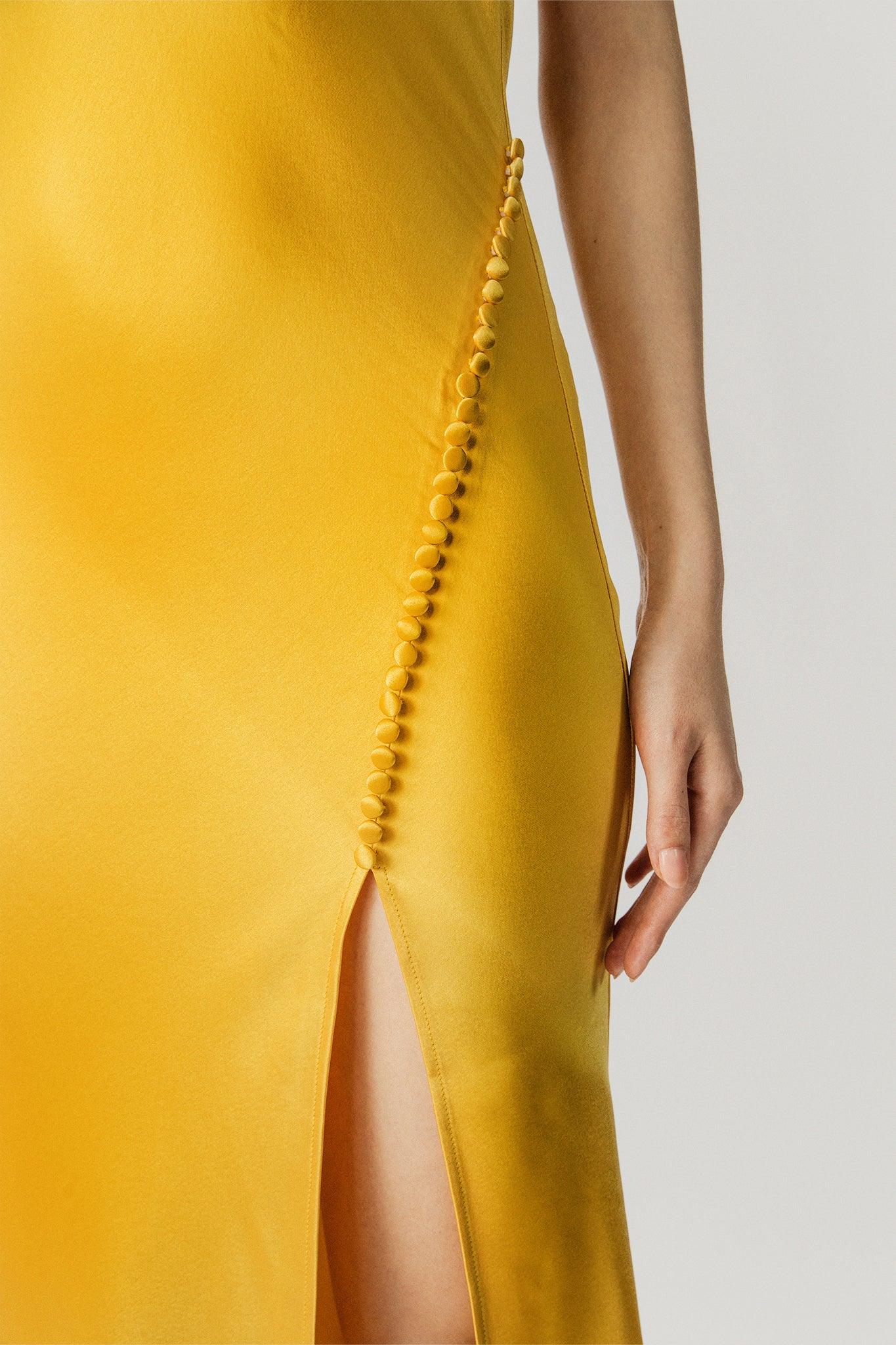 Penelope Backless Satin Gown - Image 5