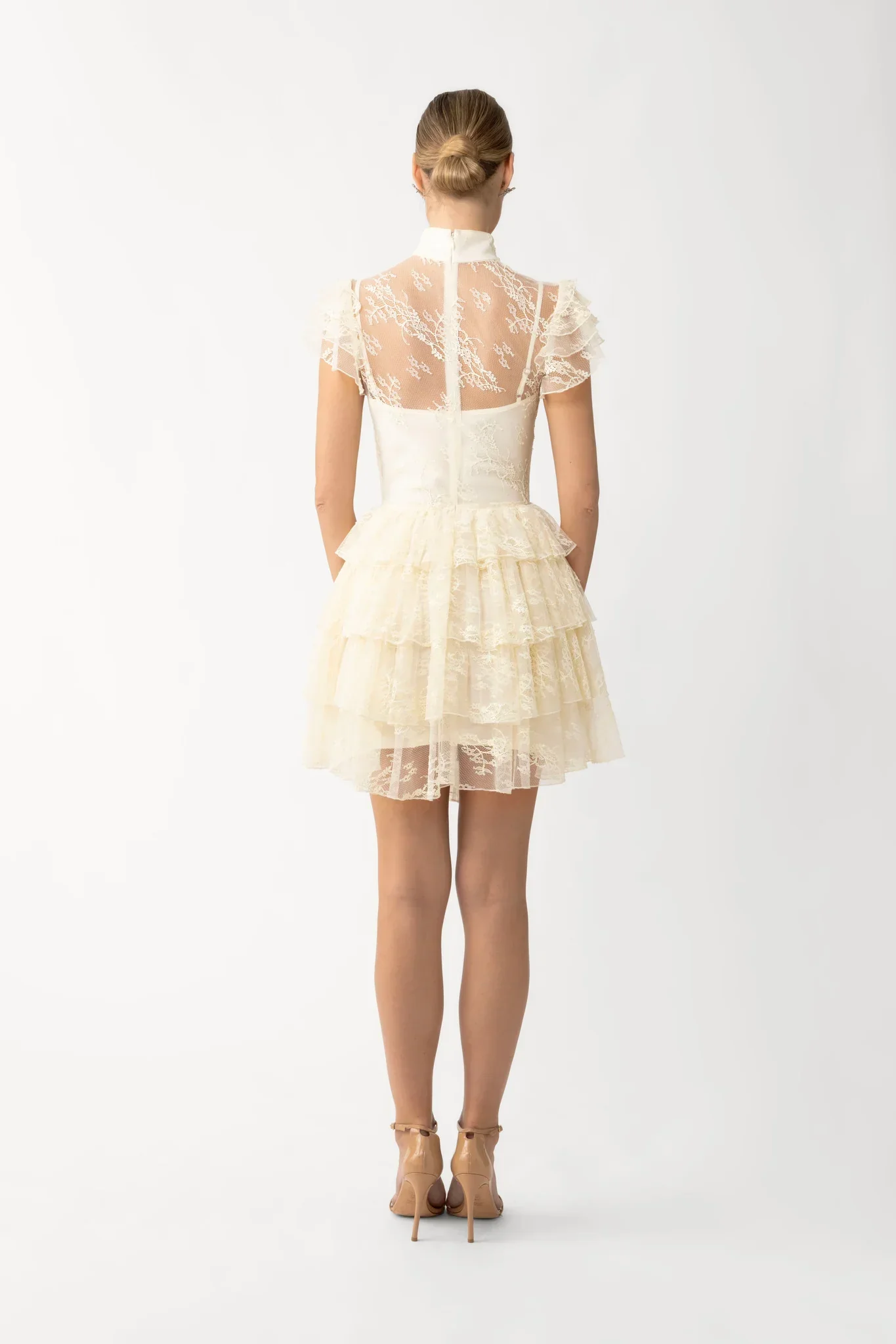 Roux Lace Mini Dress - Image 3